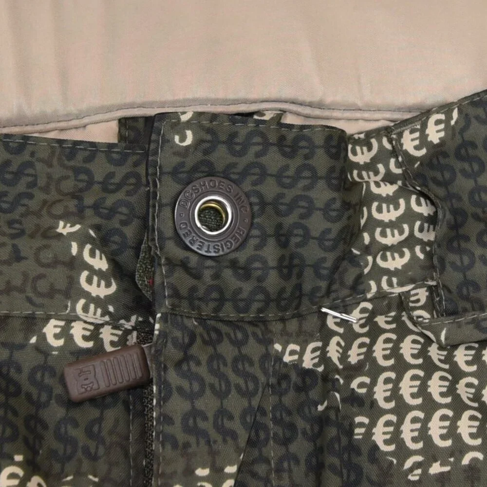 DC Camo Snow Pants YXL Exotex 5000 Gorpcore Ride Euros Streetwear Print